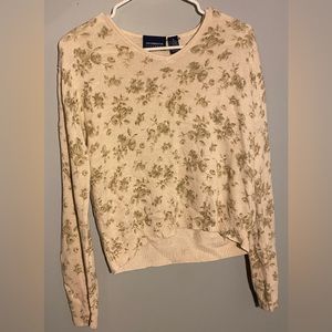 Floral sweater